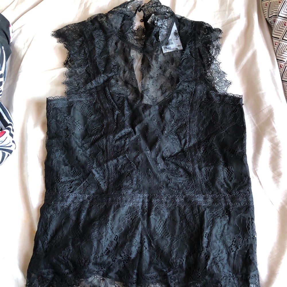 Black formal top
